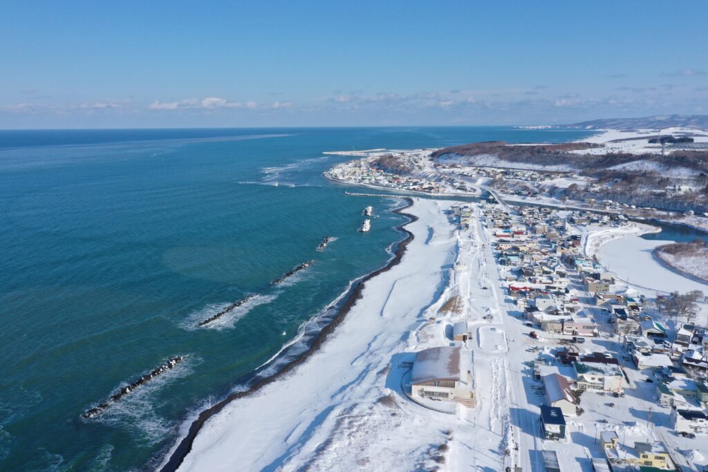 【ＪＡところ通信】オホーツク海沿岸を撮影しました