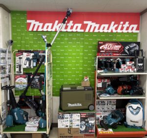 【お知らせ】マキタ専用展示コーナーを設置しました